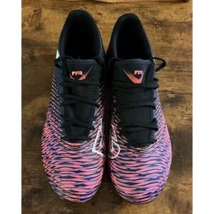 PUMA Future 8 Play FG/AG Cleats Black Red Soccer Spike 10814101 Men Size US 7